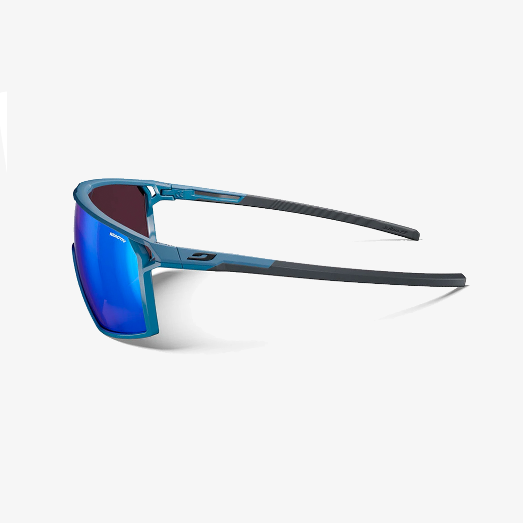 Julbo Rush 2 MATT Blau  - Schwarz / Reactiv 1-3 High Contrast side