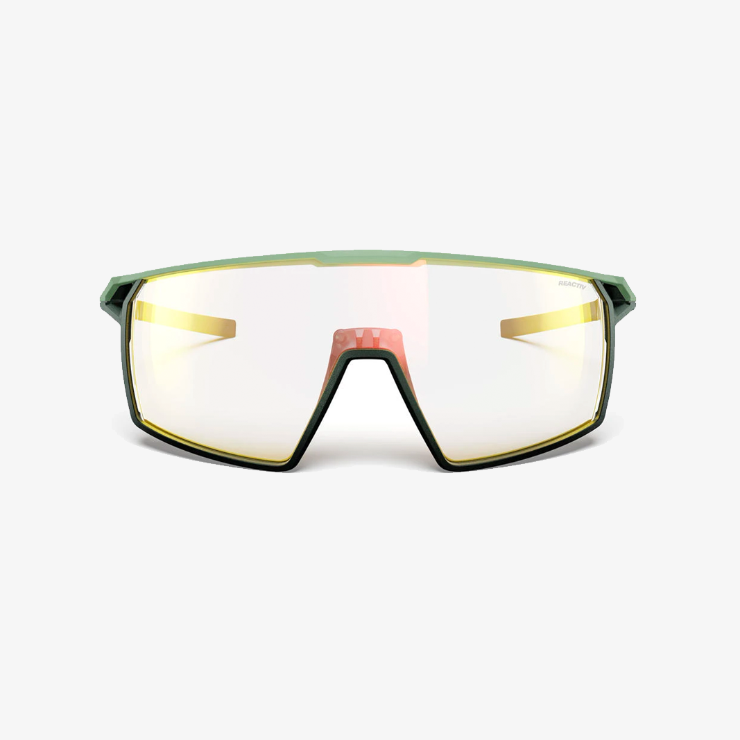 Julbo Rush 2 MATT Hellgrün - Grün / Reactiv 0-3  High Contrast fce on