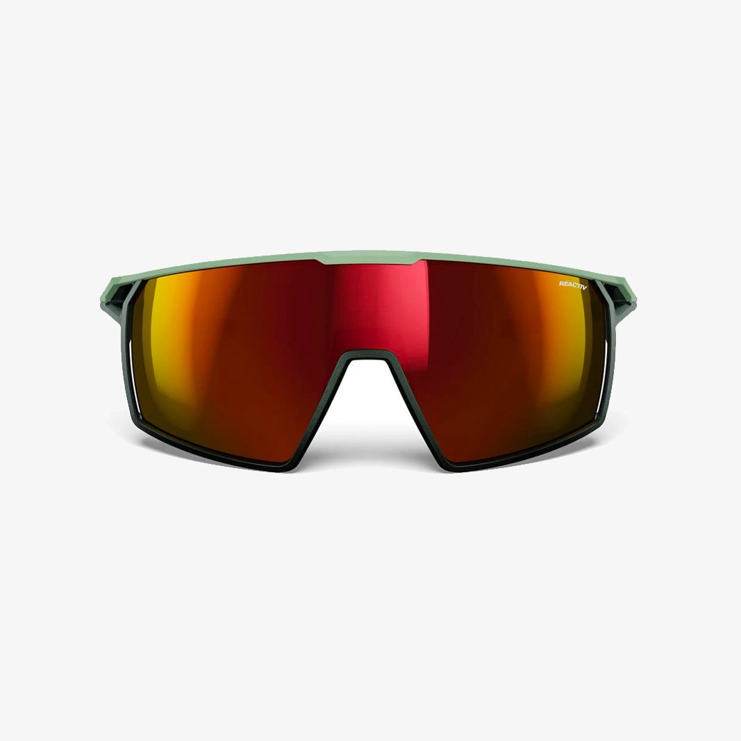 Julbo Rush 2 MATT Hellgrün - Grün / Reactiv 0-3  High Contrast face off