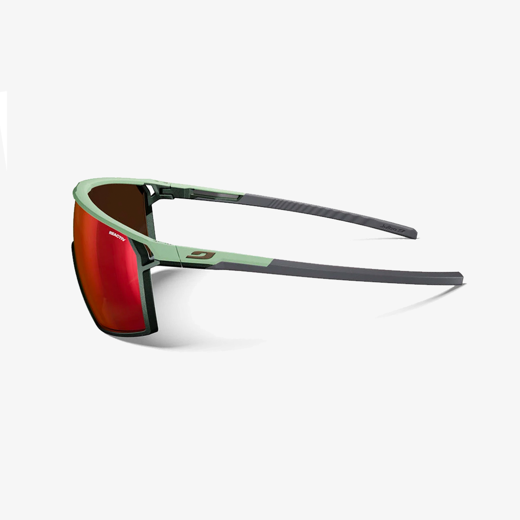  Julbo Rush 2 MATT Hellgrün - Grün / Reactiv 0-3  High Contrast side