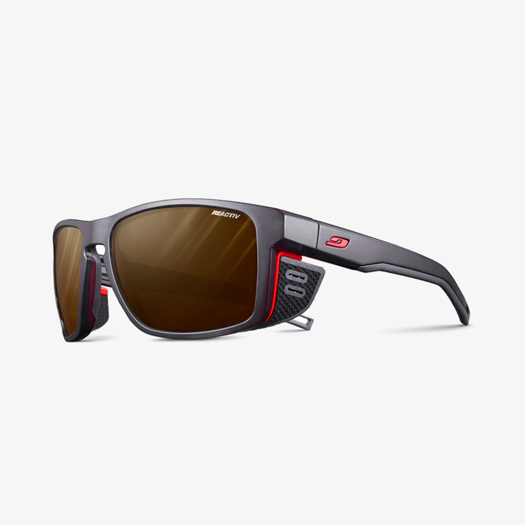 Julbo Shield Schwarz Durchscheinend - Orange  / Reactiv 2-4 Polarized
