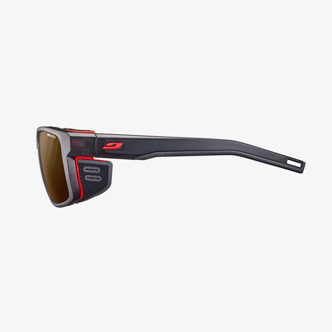 Julbo Shield Schwarz Durchscheinend - Orange  / Reactiv 2-4 Polarized