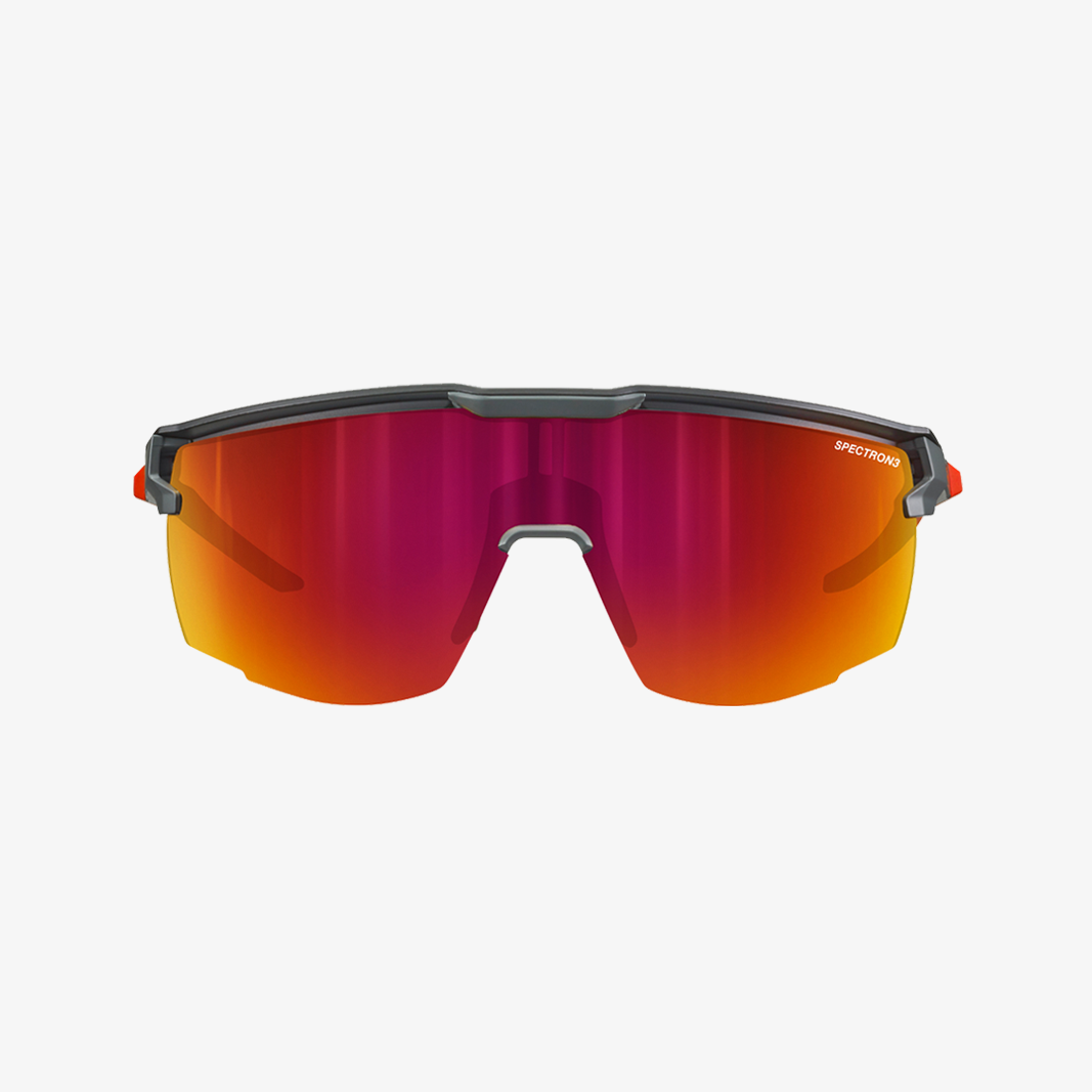 Julbo Ultimate Schwarz - Rot / Spectron3 Frontansicht