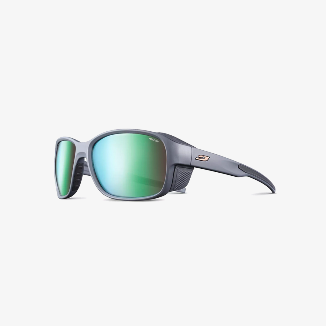 Julbo Monterosa 2 Dunkelgrau-Schwarz – Schmale Wanderbrille mit Reactiv 2-3 Glare Control main