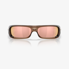 Oakley Permian / Brown Smoke - Prizm Rosé Gold face