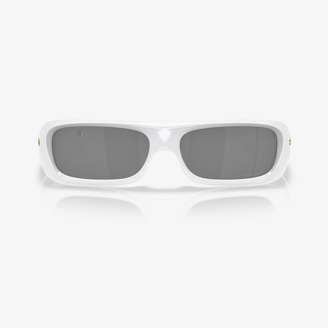 Oakley Permian / Polished White - Prizm Black face