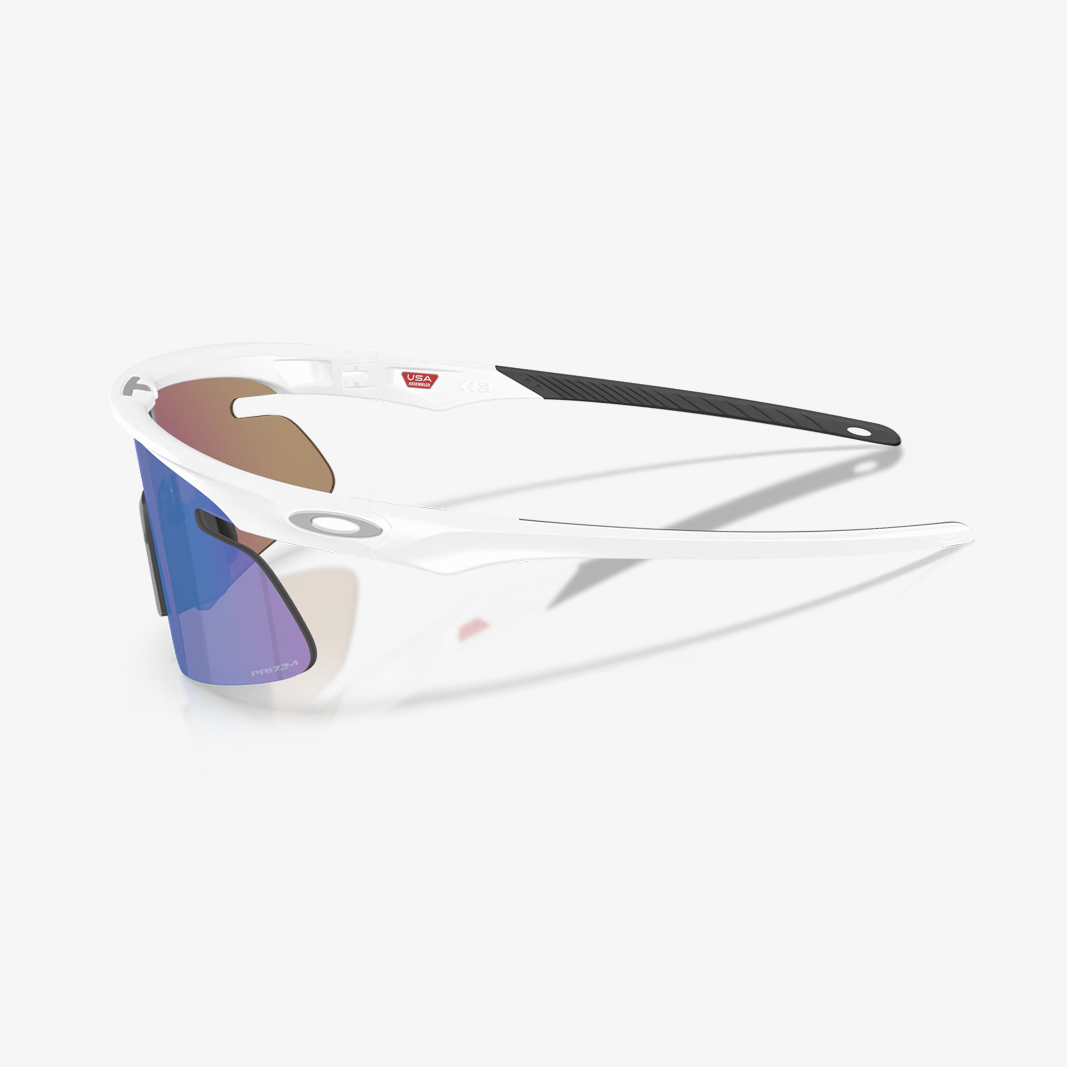 Oakley RSLV Lite / Matte White Prizm Sapphire side