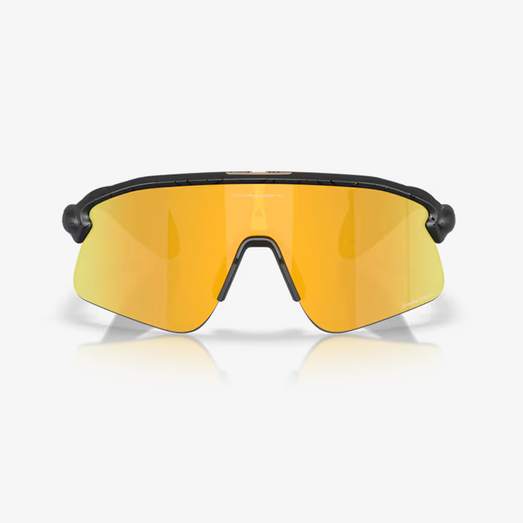 Oakley Stunt Devil / Matte Black Splatter Prizm 24K face