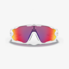 Oakley Jawbreaker / Polished Total White Prizm Road face