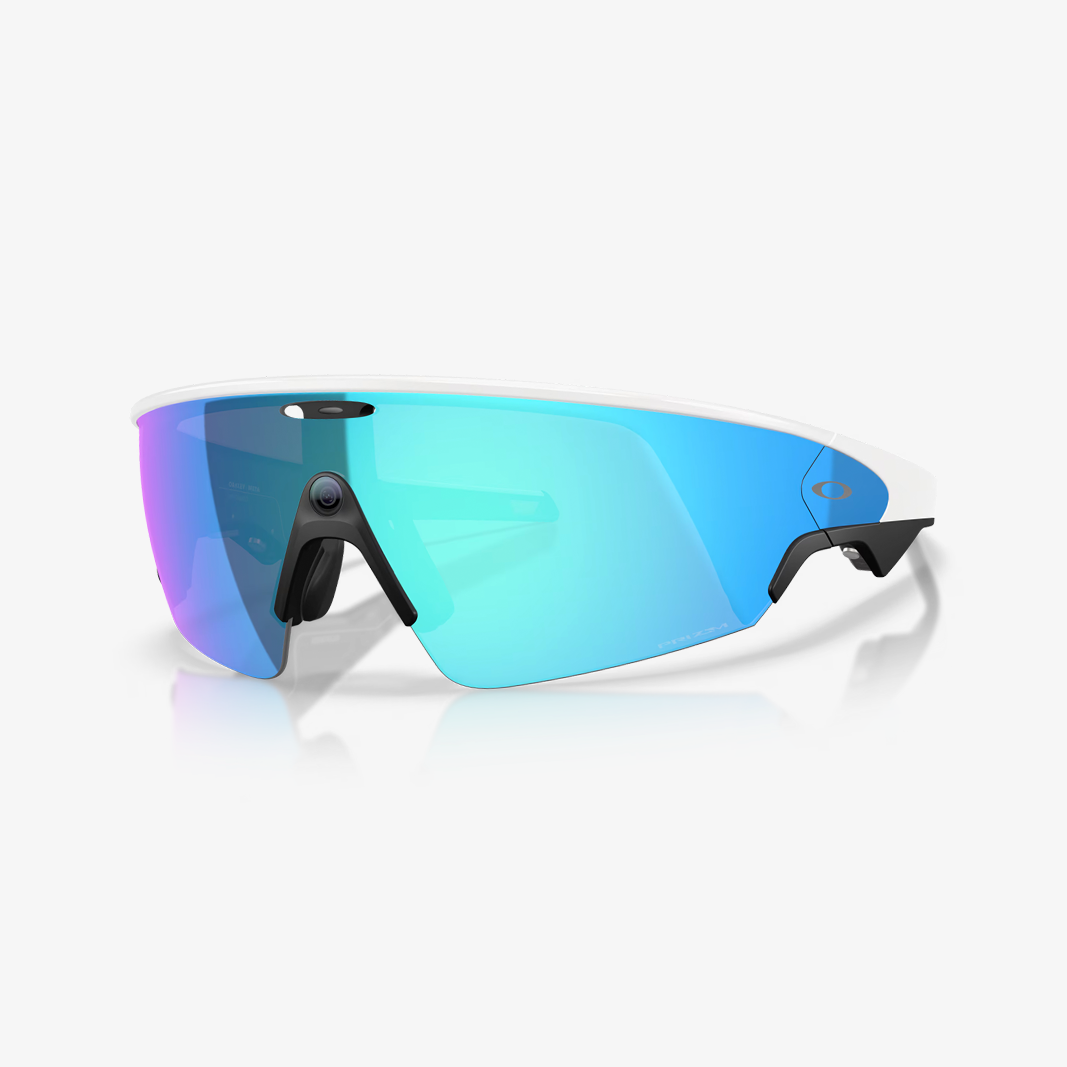 Oakley META Vanguard / White Matte Prizm Sapphire - Seitenansicht