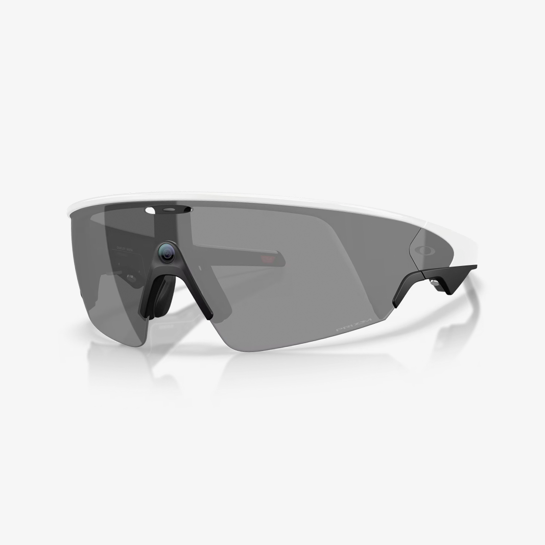 Oakley META Vanguard / White Matte Prizm Black Seitenansicht