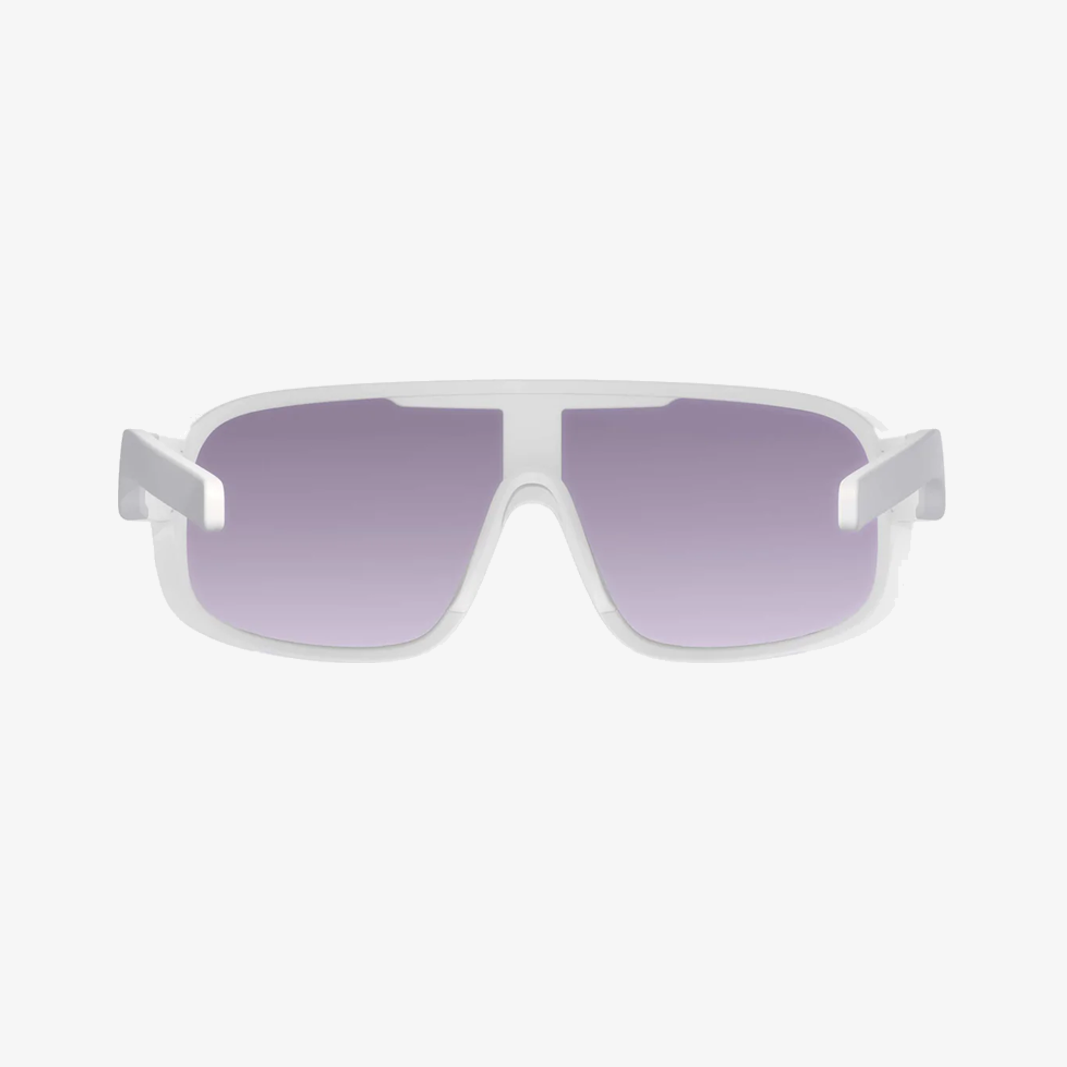 POC Aspire Hydrogen White / Clarity Violet Silver Mirror Seitenansicht