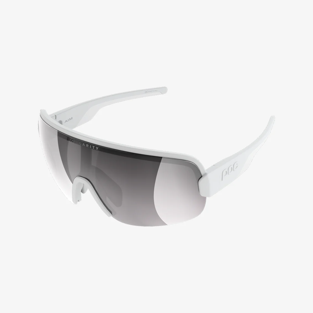 POC Aim Hydrogen White / Clarity Violet Silver Mirror – Sportbrillen