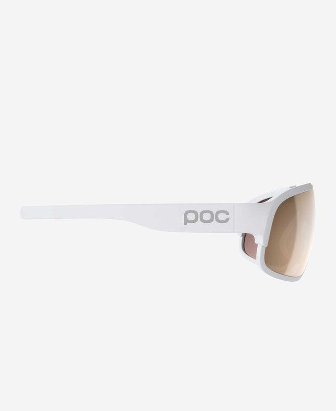 POC Crave Hydrogen White / Brown Silver Mirror Lens