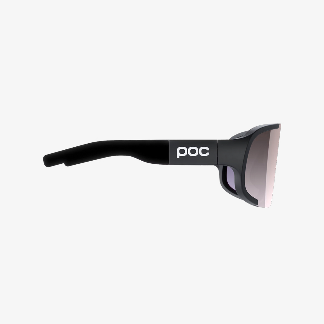 POC Aspire Uranium Black / Clarity Road Sunny Silver Mirror side