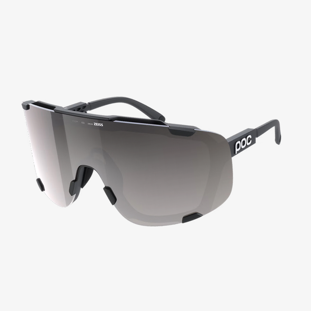 POC Devour Uranium Black / Clarity Road Sunny Silver Mirror main