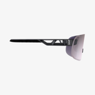 POC Elicit + Uranium Black / Clarity Road Sunny Silver Mirror side