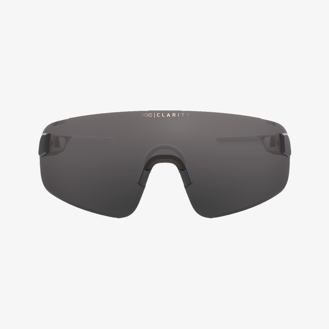 POC Elicit Toric + Uranium Black / Clarity Universal Partly Sunny Grey Mirror face
