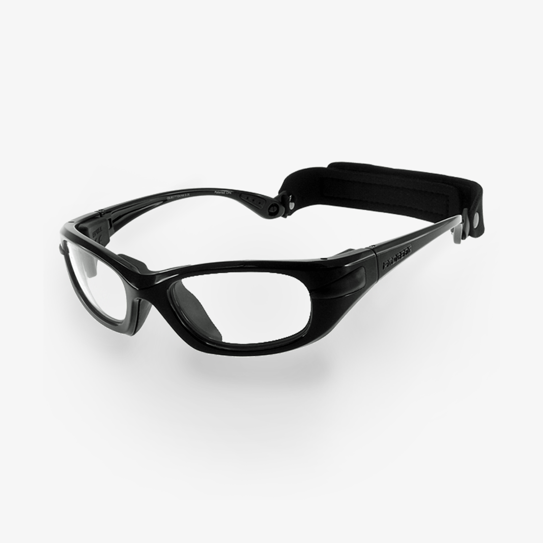 Progear eyeguard Metallic Black Bügelversion Seitenansicht