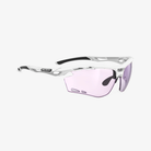 Rudy Project Propulse mit Sehstärke / White Gloss - ImpactX Photochromic 2 Laser Purple