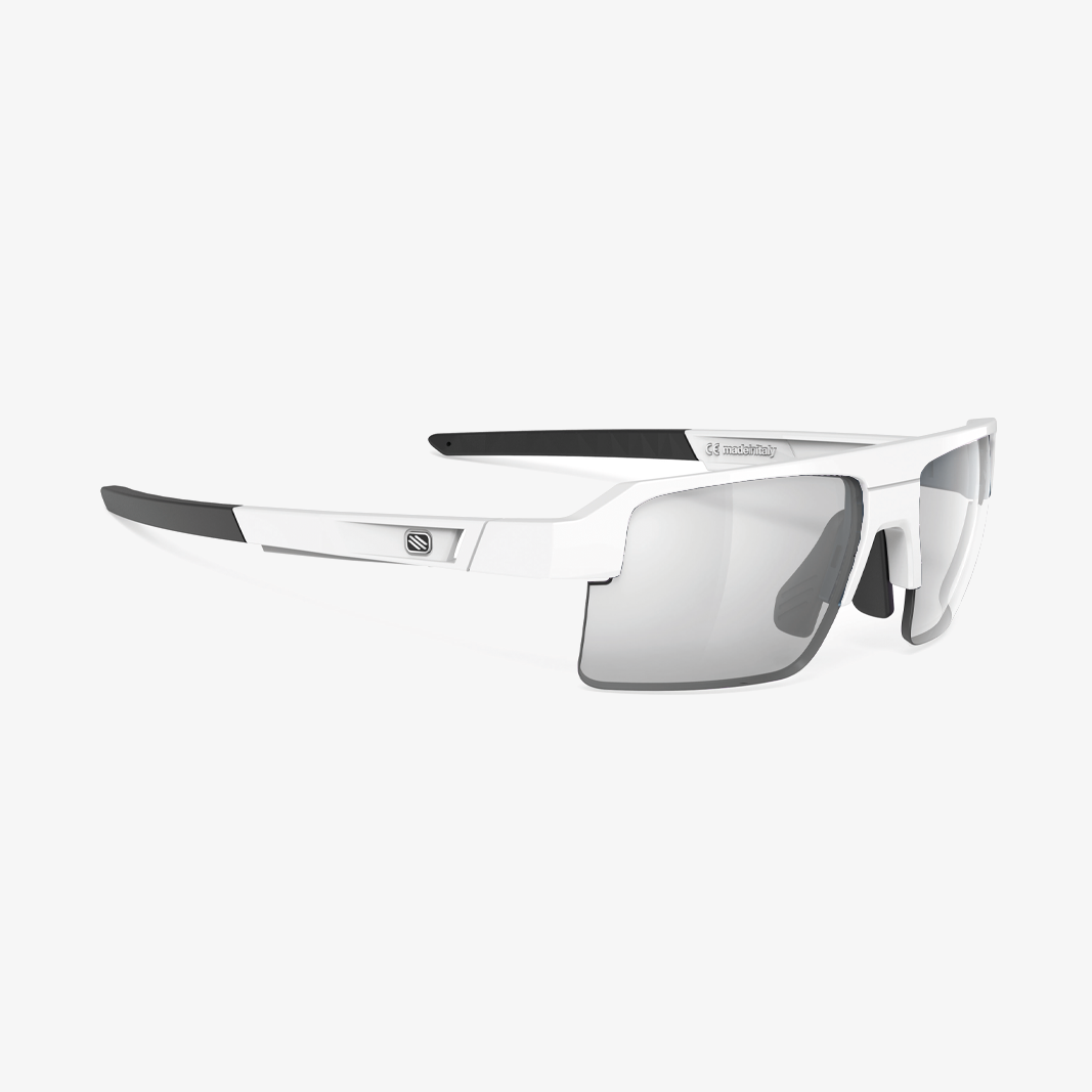 Rudy Project Sirius mit Sehstärke / White Gloss - ImpactX Photochromic 2 Laser Black
