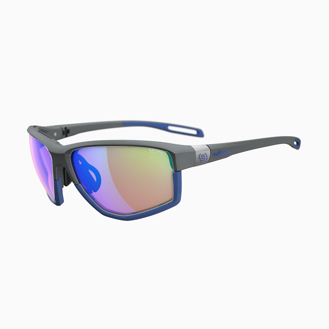 evil eye Elate NG mit Sehstärke / Dark Grey Matt - LST Bluelight Vario Blue M