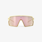 Rudy Project Kelion / Vanilla Matte Multilaser Rose Gold face