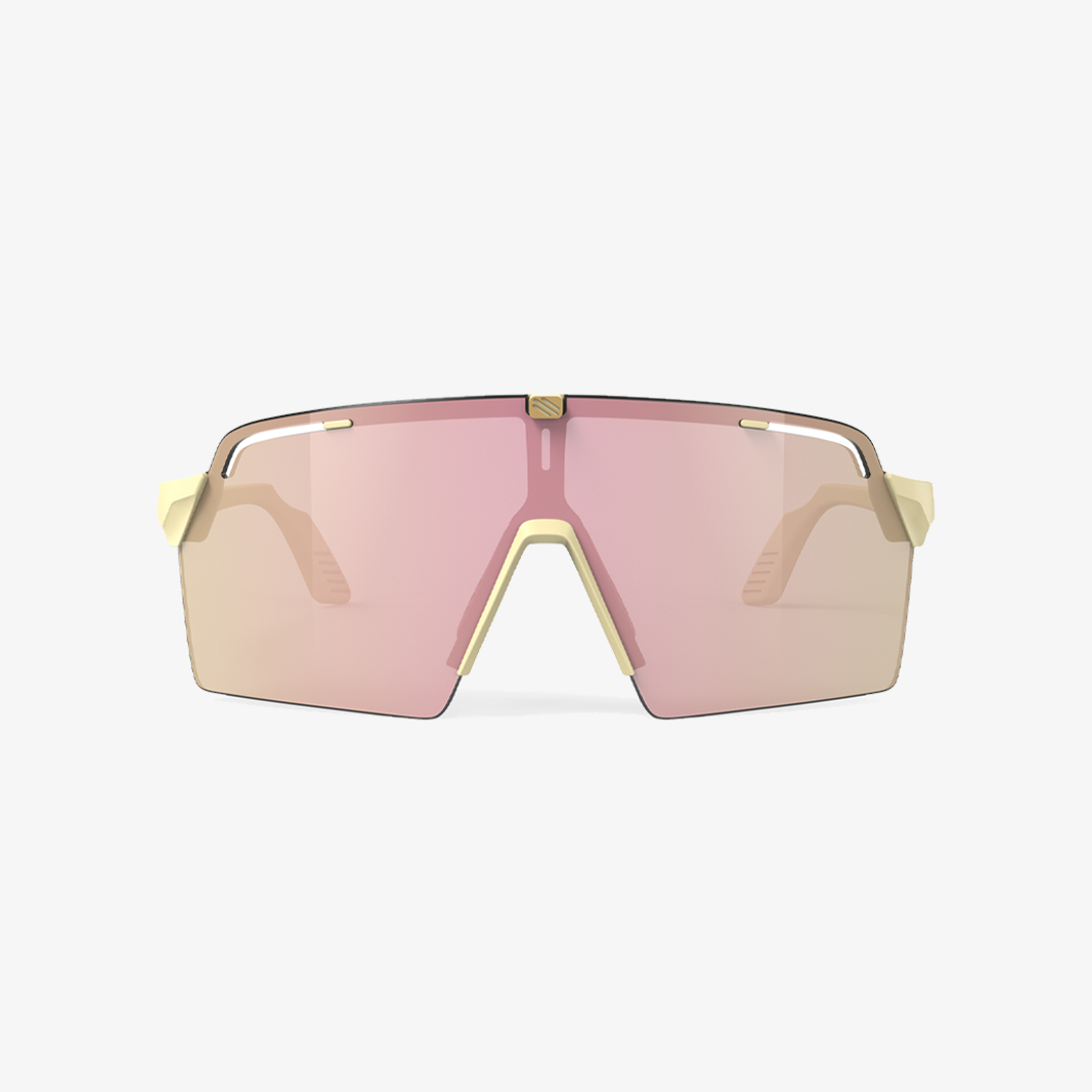 Rudy Project Spinshield Pro / Vanilla Matt - Multilaser Rose Gold face