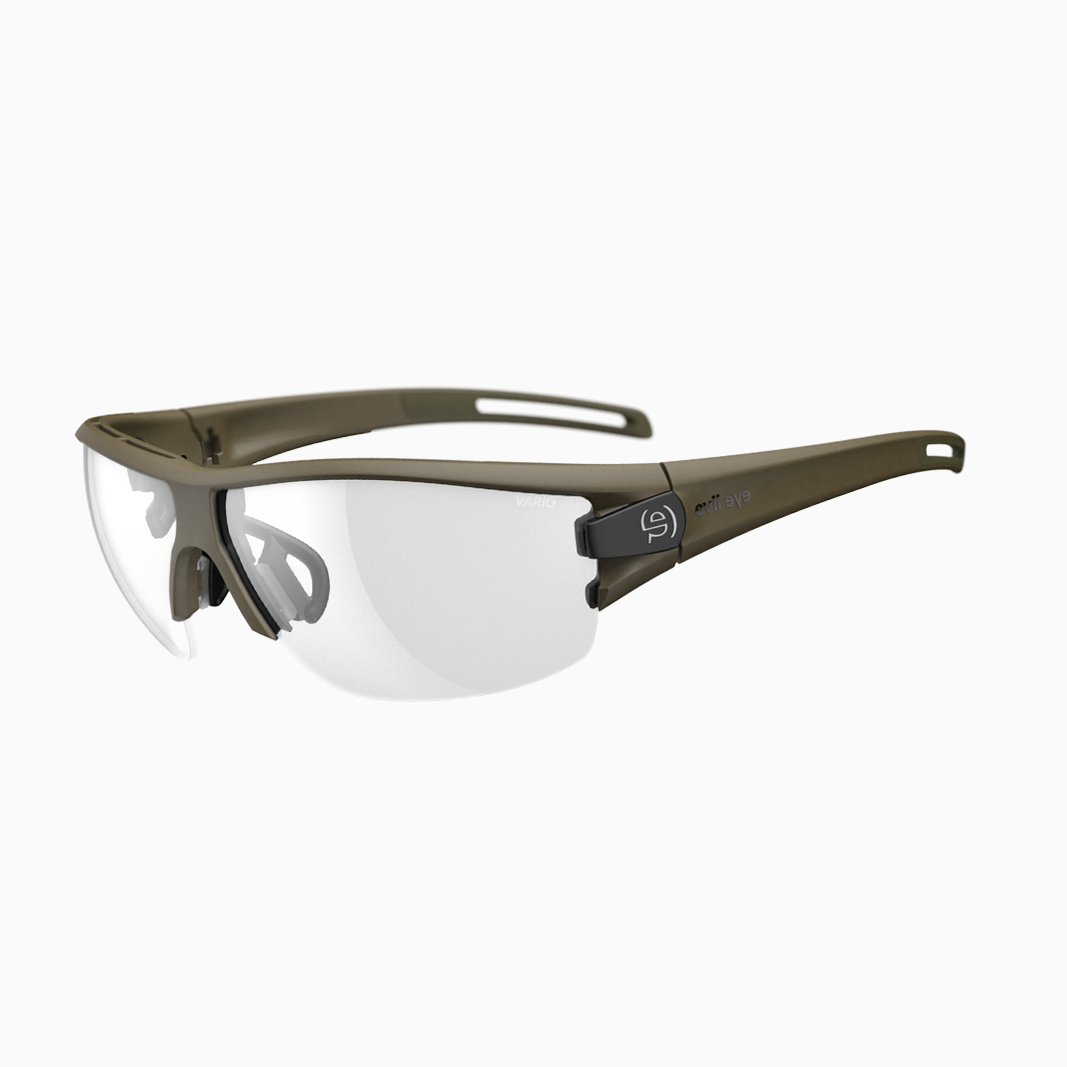 evil eye Trace NG mit Sehstärke / Khaki Matt - Vario Clear Grey