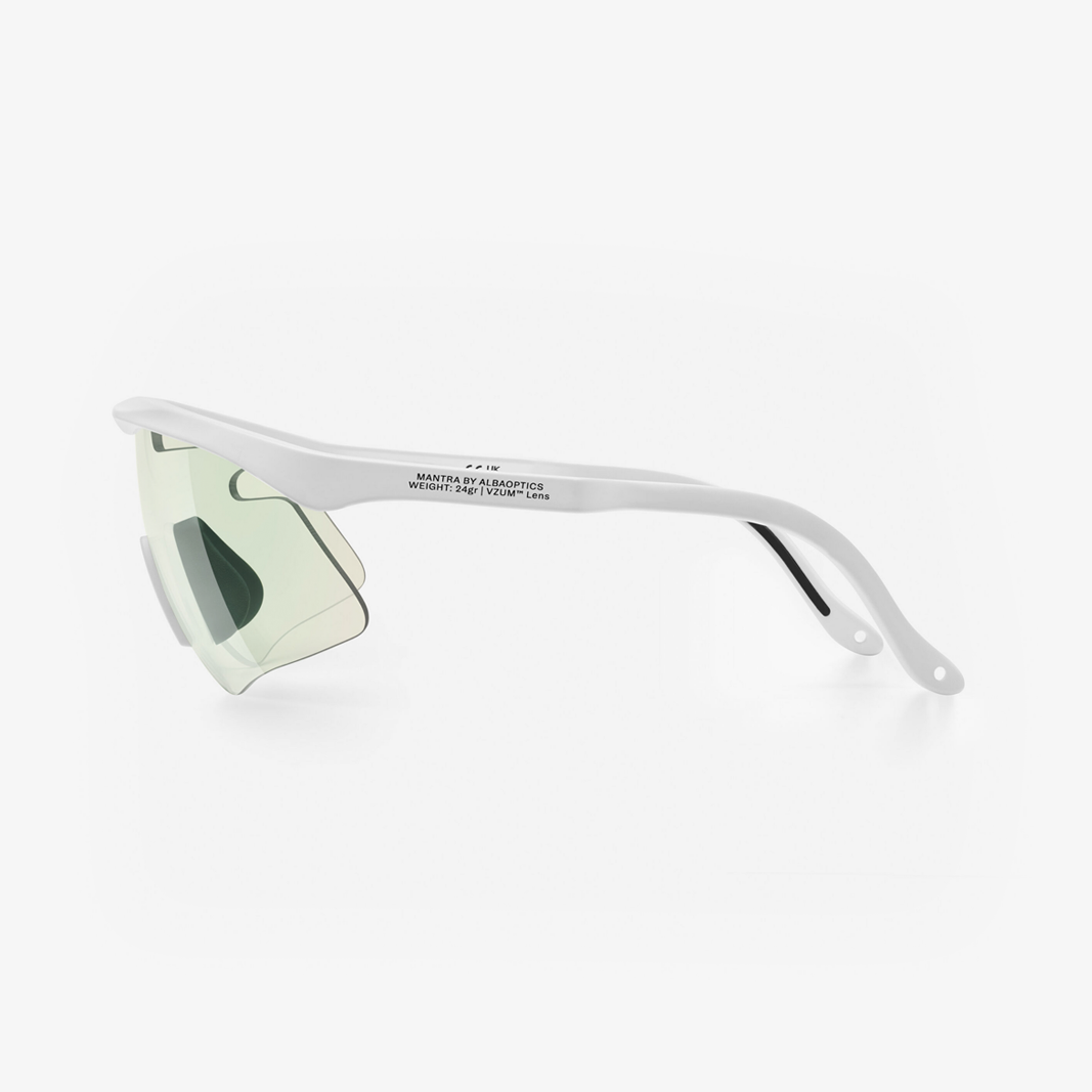 Alba Optics Mantra White / VZUM™ F-Lens BTL Photochromic Sportbrille