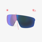 Traileye Wechselglas / LST Bluelight Vario Blue Mirror