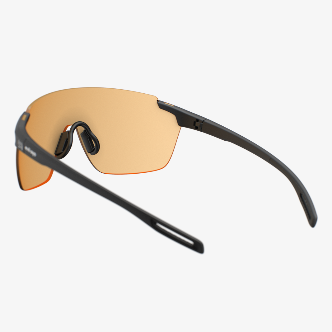 evil eye Vistair-X e029 / Black Matt LST Bright vario Purple Mirror Rückansicht