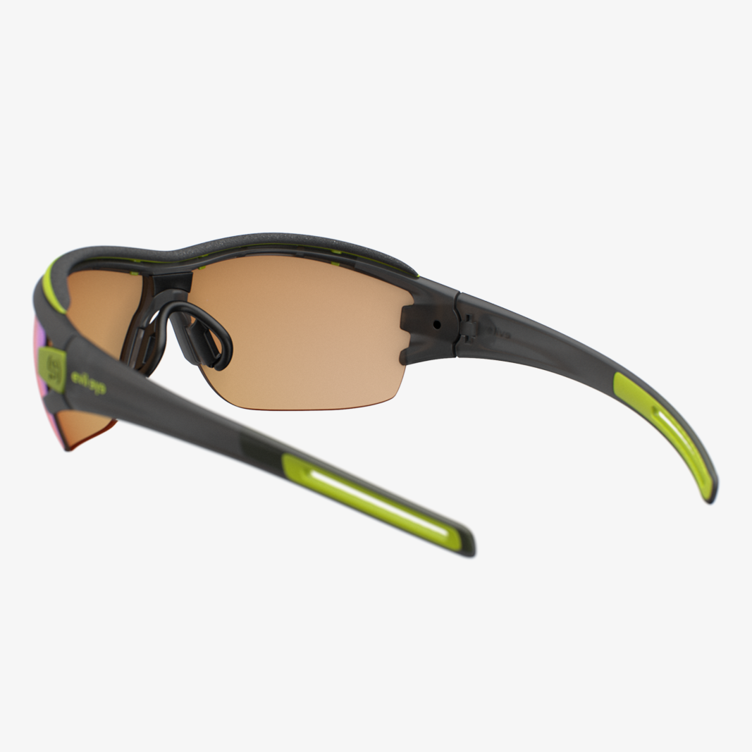 evil eye Trace NG Pro / Dark Grey Transparent Matt LST Bright Vario Blue Mirror Rückansicht