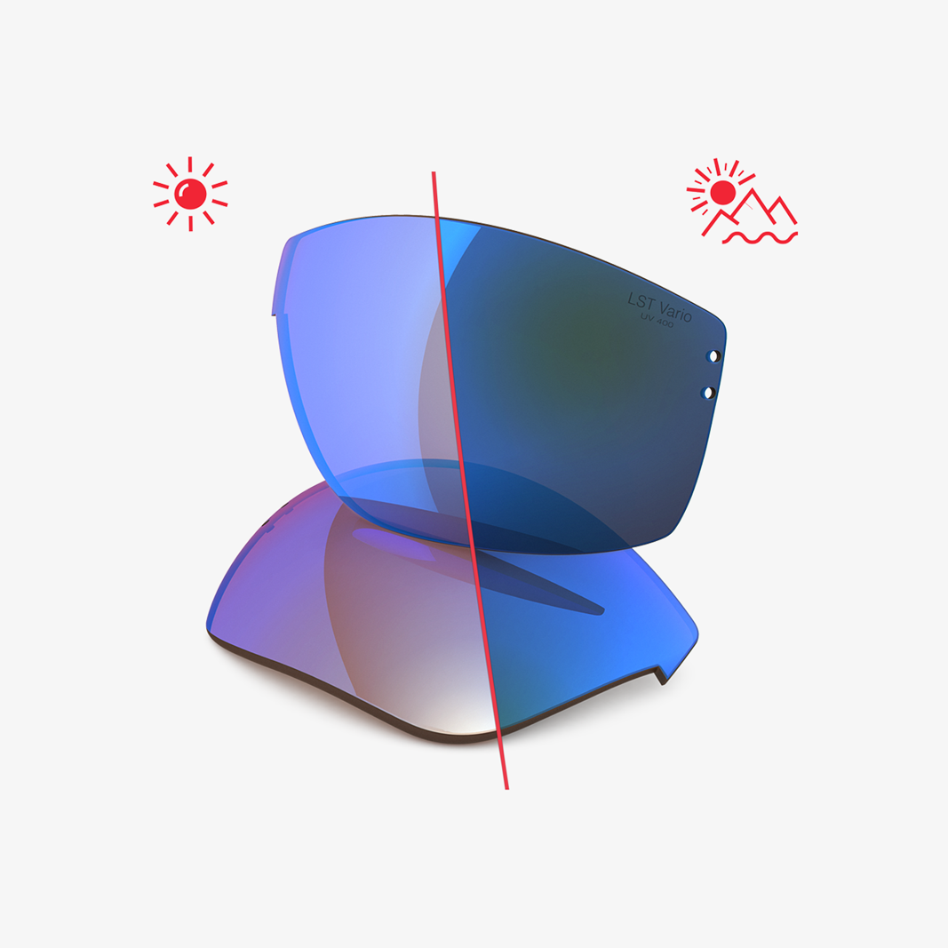 Trace NG Wechselgläser / LST Bluelight Vario Blue Mirror