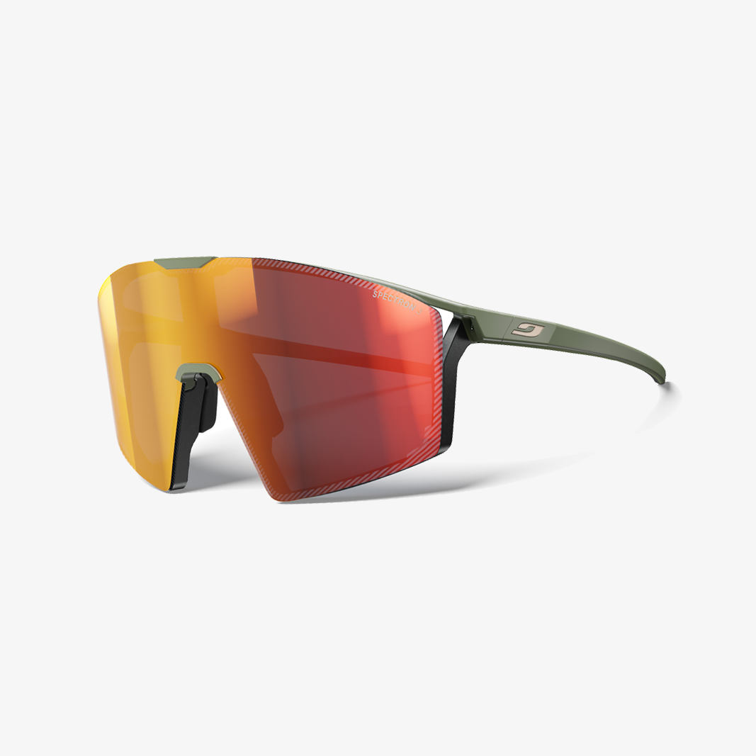 Julbo Edge Khaki - Schwarz / Spectron3 45° Ansicht