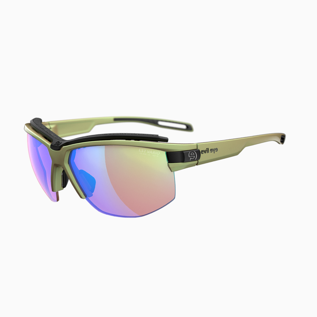 evil eye Pathline Pro mit Sehstärke / Dynamic Green Matt - LST Vario Blue Green M