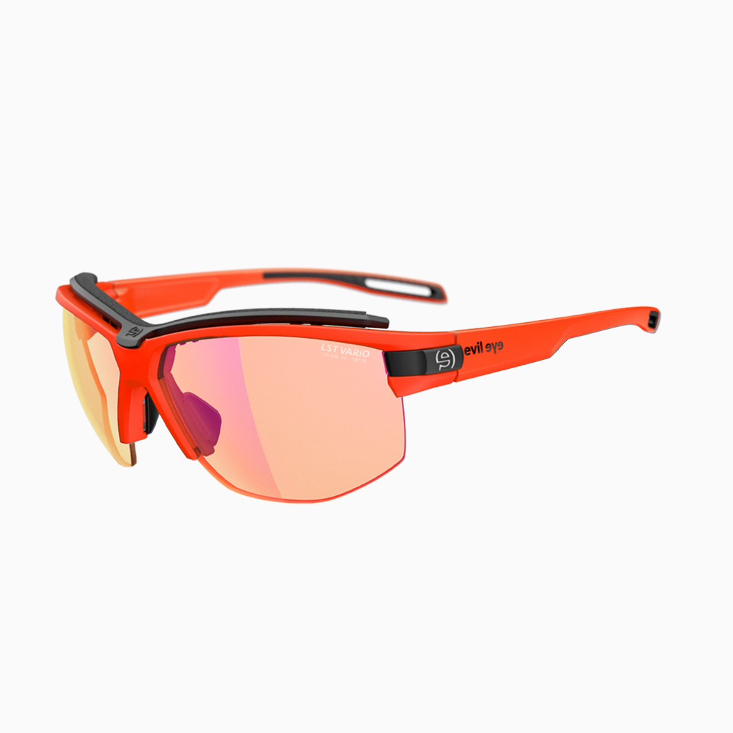 evil eye Pathline Pro mit Sehstärke / Neon Orange Matt - LST Vario Purple M