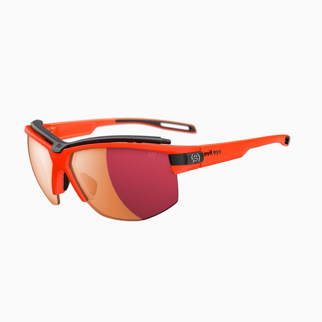 evil eye Pathline Pro mit Sehstärke / Neon Orange Matt - LST Active Red M