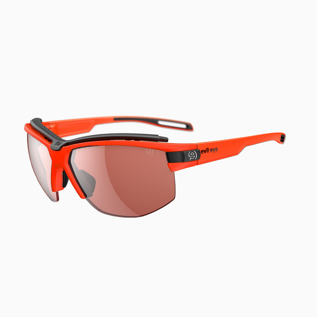 evil eye Pathline Pro mit Sehstärke / Neon Orange Matt - LST Active Silver
