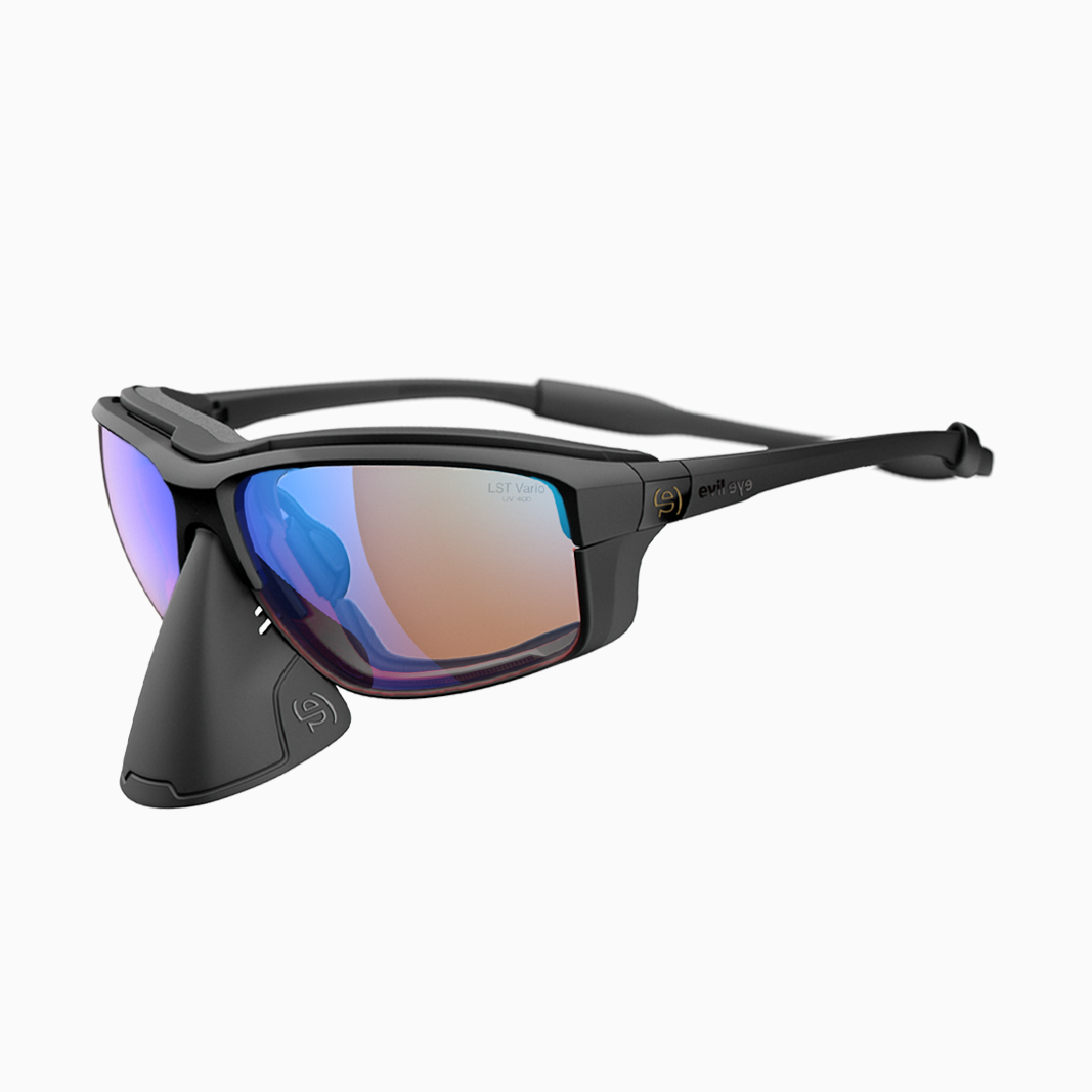 evil eye Elate O Pro mit Sehstärke / Black Matt - Bluelight Vario