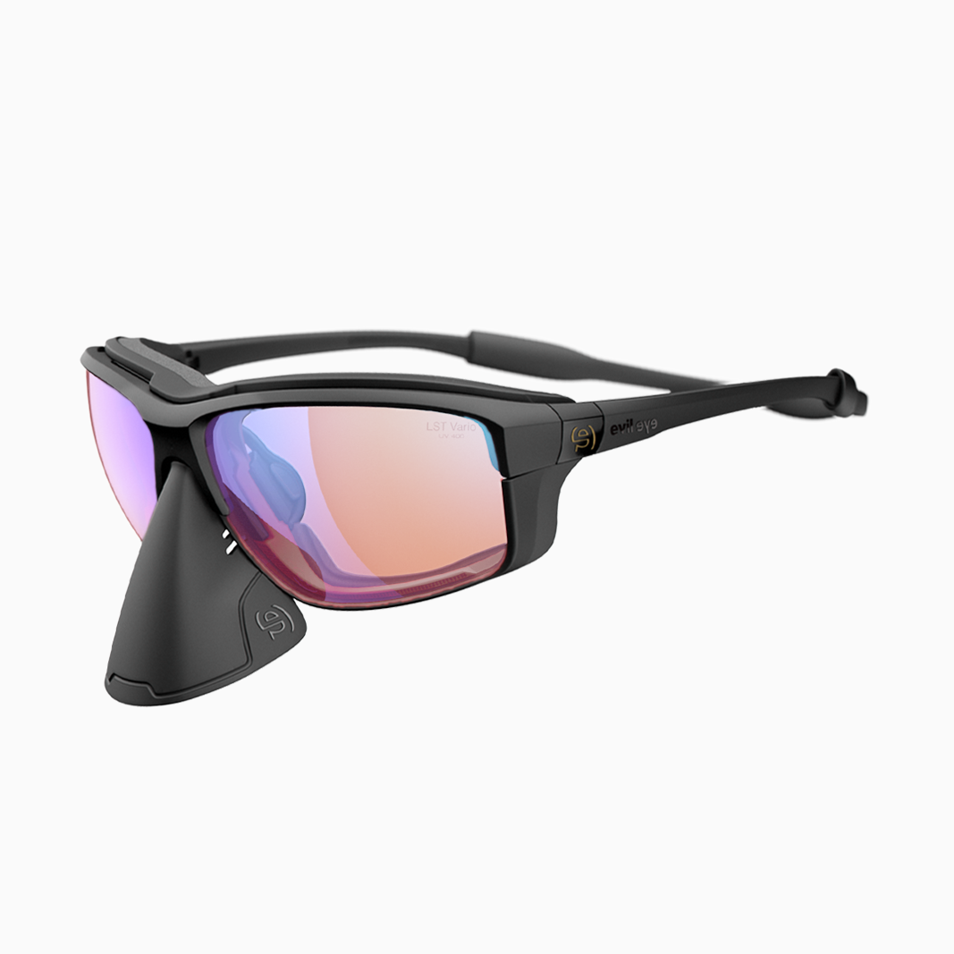 evil eye Elate O Pro mit Sehstärke / Black Matt - LST Vario Purple M