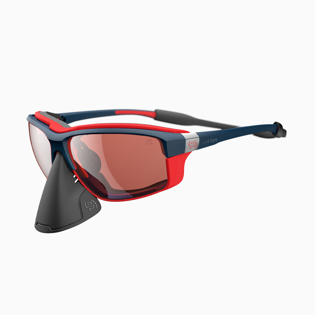 evil eye Elate O Pro mit Sehstaerke / Dark Blue Matt - LST Active Silver M