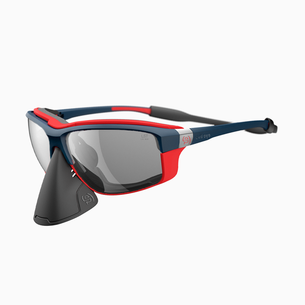 evil eye Elate O Pro mit Sehstaerke / Dark Blue Matt - LST Grey Silver  M