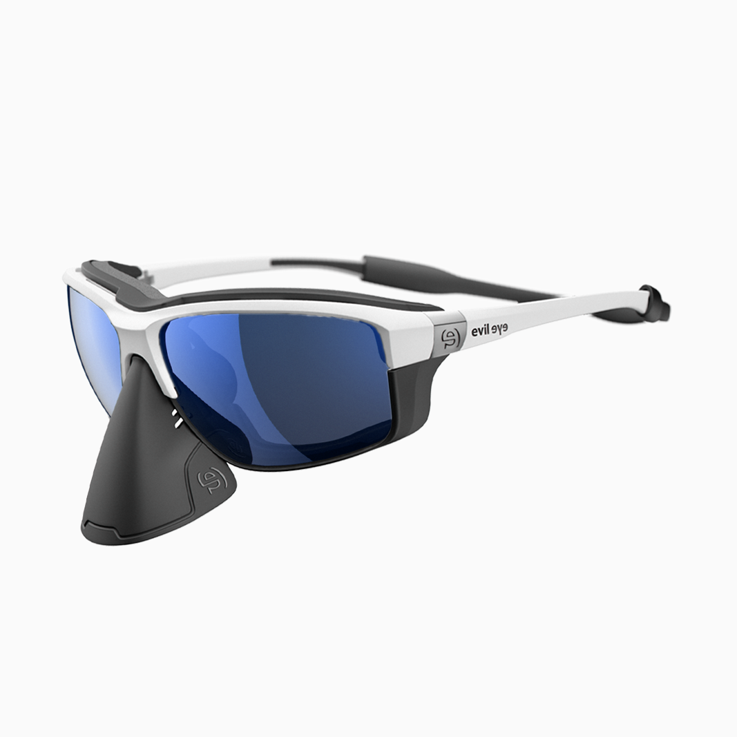 evil eye Elate O Pro mit Sehstärke / White Matt - LST Active Blue M