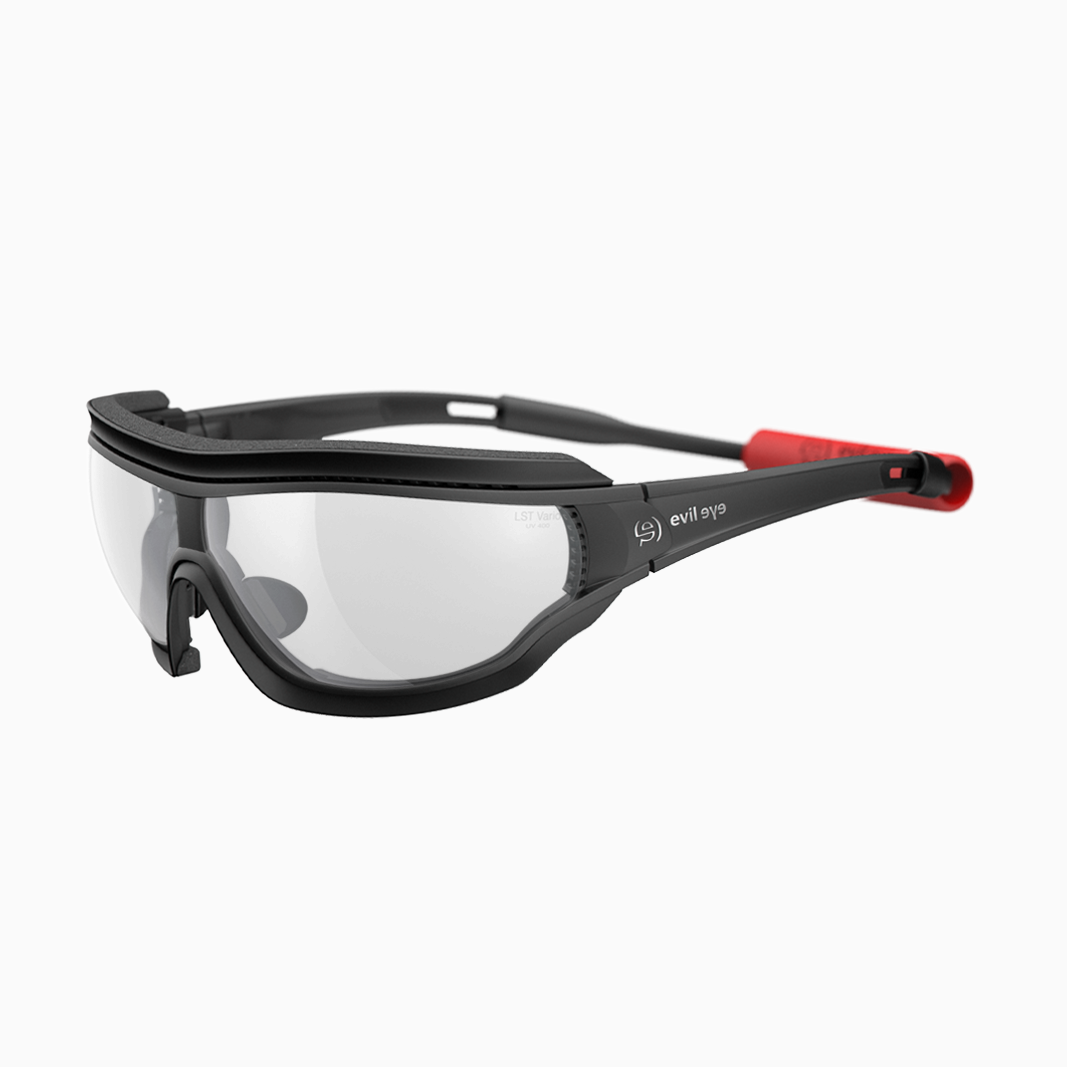 evil eye Fusor Pro mit Sehstärke / Black Matt Silver - Clear