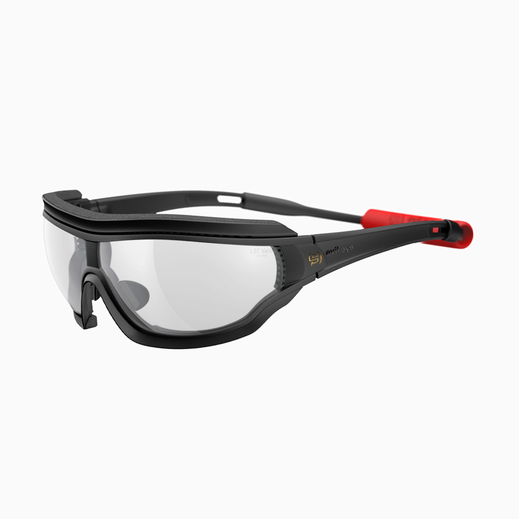 evil eye Fusor Pro mit Sehstärke / Black Matt- Clear