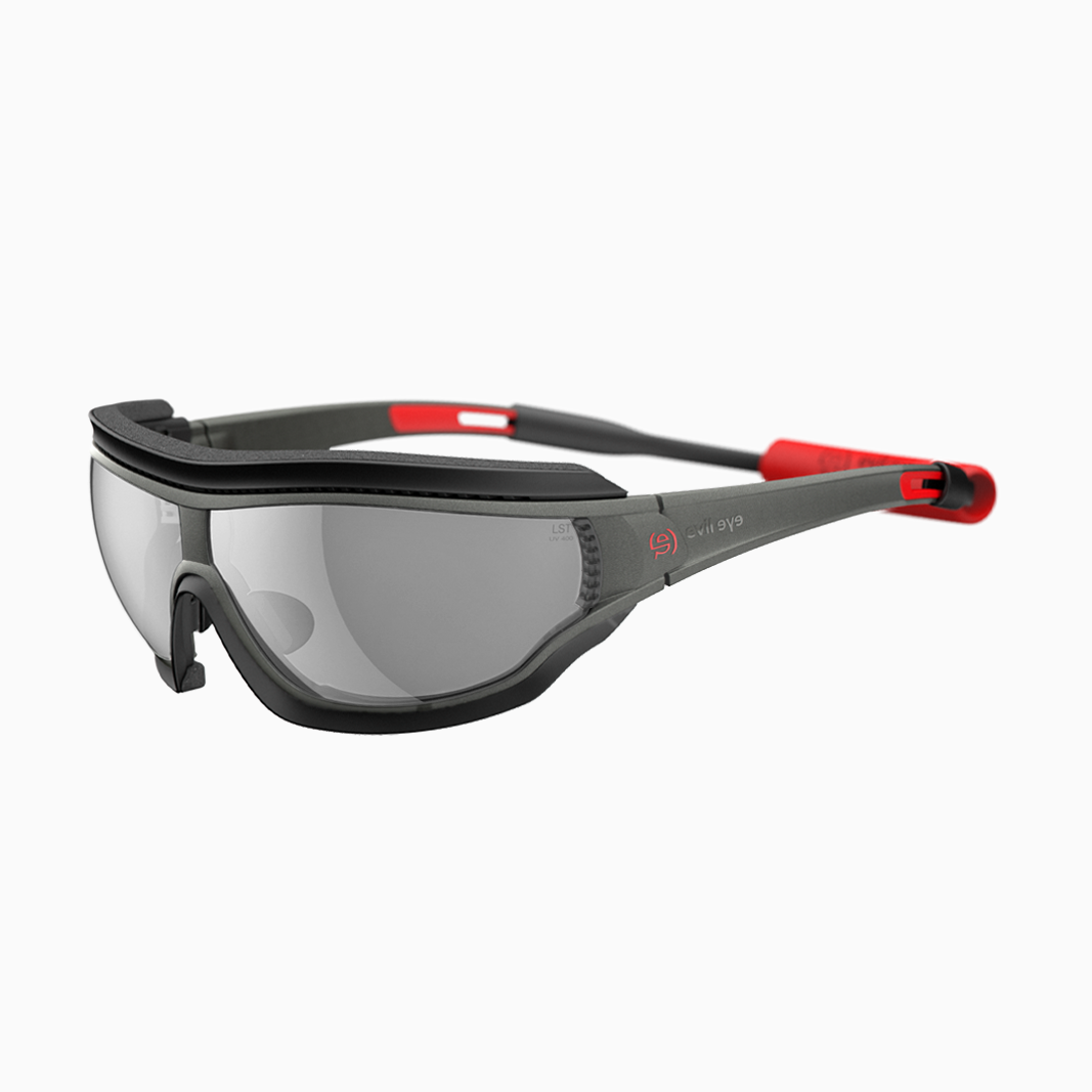 evil eye Fusor Pro mit Sehstärke / Dark Olive Metallic - LST Grey Silver M