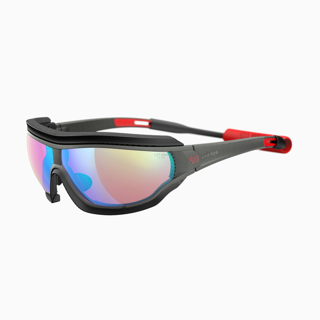 evil eye Fusor Pro mit Sehstärke / Dark Olive Metallic - Vario Blue Green M