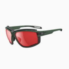 evil eye Pathline Air Pro mit Sehstärke / Dark Green Matt - LST Active Red M