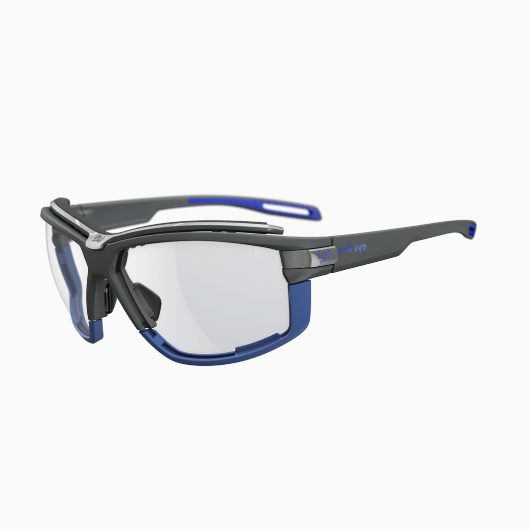 evil eye Pathline Air Pro mit Sehstärke / Dark Grey Matt - Clear